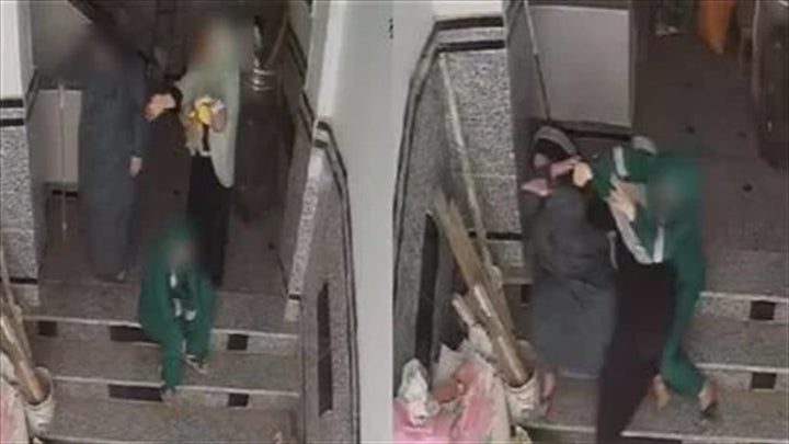 فيديو مرعب! زوجة تضرب حماتها في مصر… هل تدخّل الزوج؟